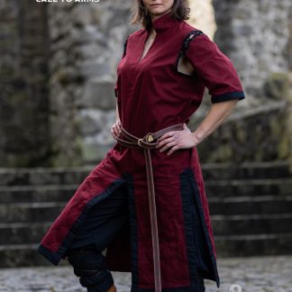 Tunique de combattant Donjons & Dragons rouge-noir