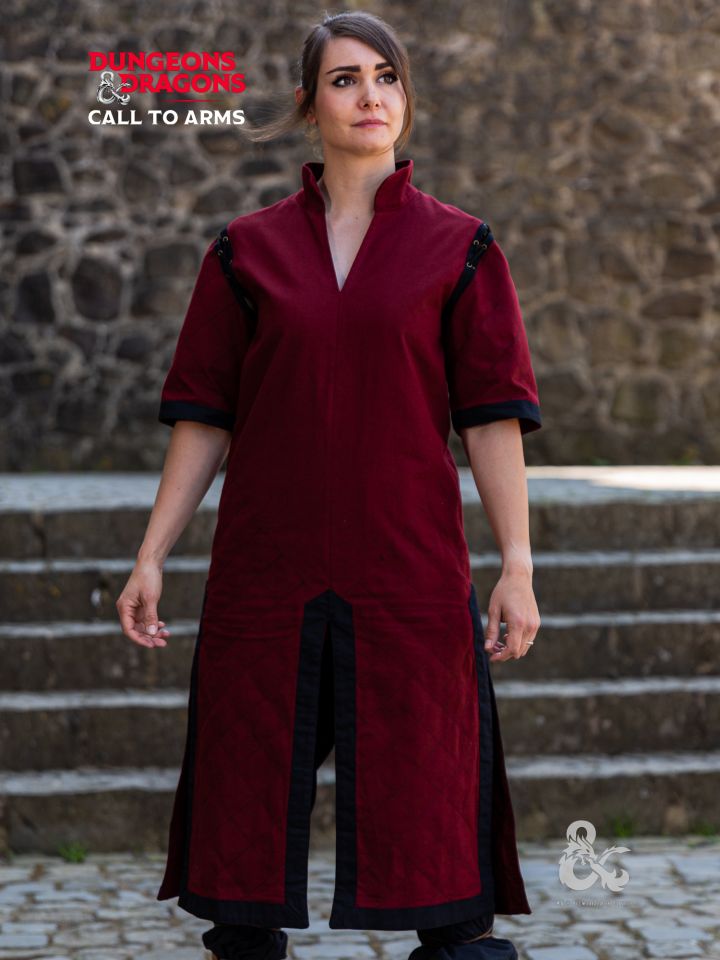 Tunique de combattant Donjons & Dragons rouge-noir – Image 3