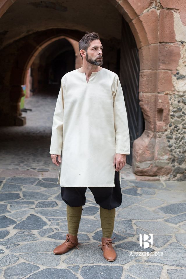 Tunique en coton peigné, blanc-écru – Image 2