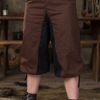 Pantalon barbare D&D marron-noir