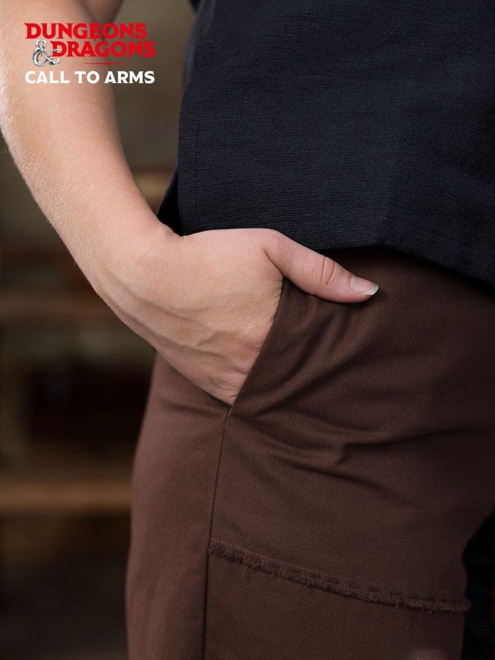 Pantalon barbare D&D marron-noir – Image 3