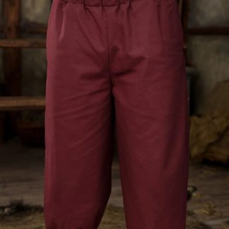 Pantalon de moine bordeaux