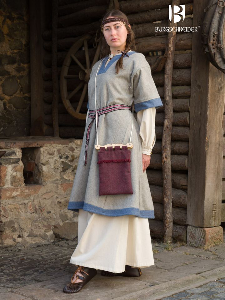Robe Luiza Rus gris/bleu clair – Image 3