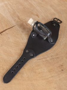Bracelet porte fiole, en noir