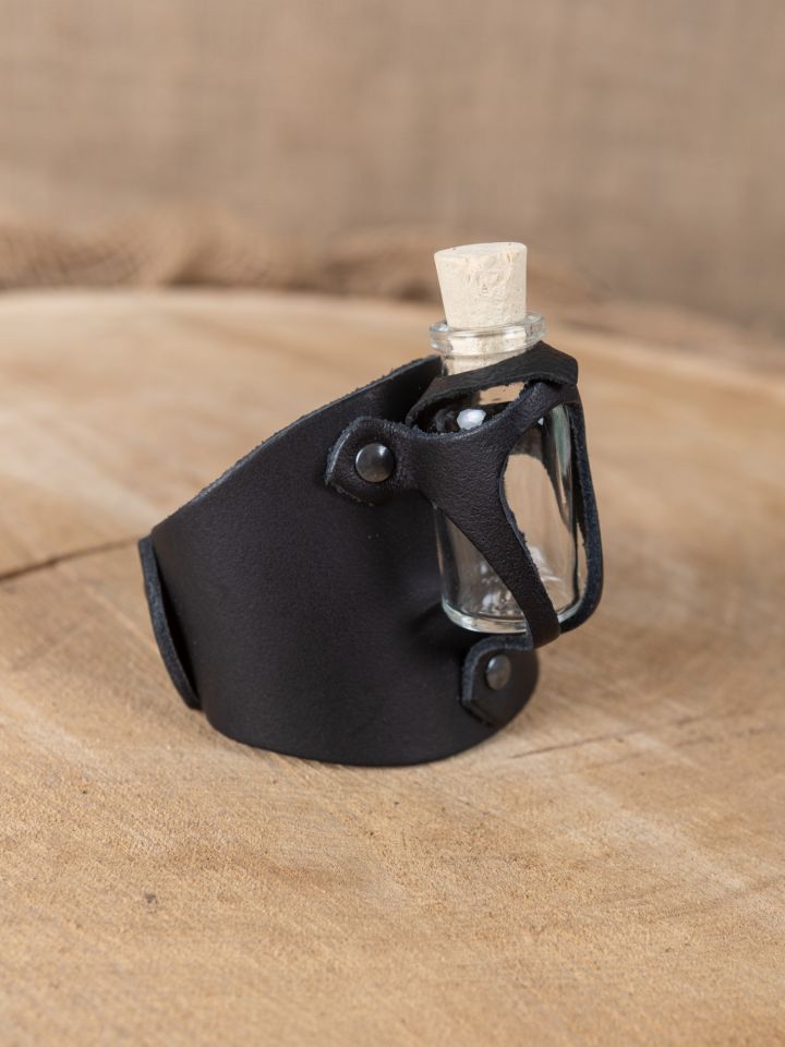 Bracelet porte fiole, en noir – Image 2