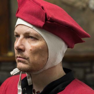 Chapeau impérial de l'armurerie Warhammer Type B rouge foncé