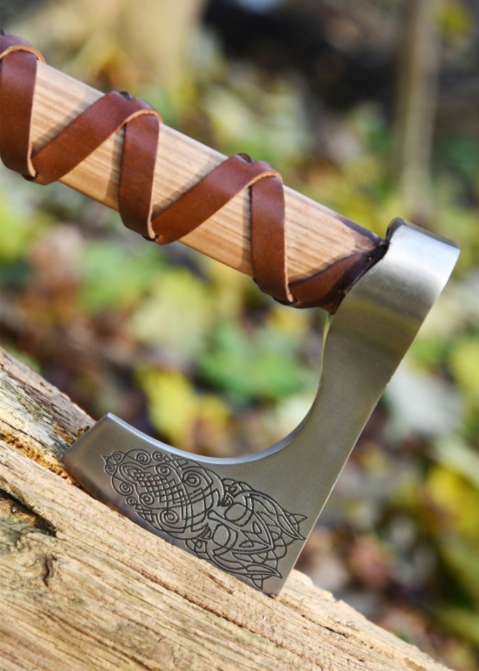 Hache viking norvégienne en acier moulé – Image 4