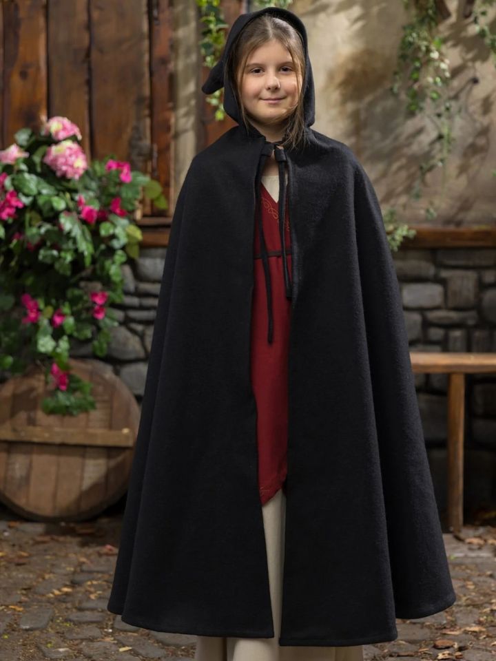 Cape Laroo pour enfants noir – Image 2