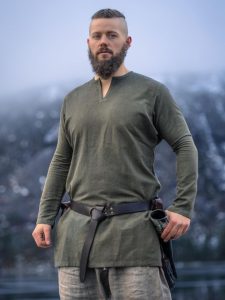Tunique en lin Ragnar olive
