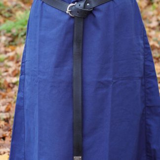 Ceinture viking Frøyland noire avec bout de sangle