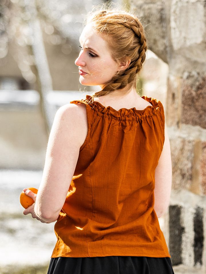 Corsage d'été Adèle, rouille – Image 4