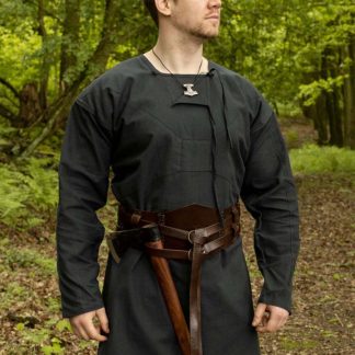 Reproduction Tunique Viking Viborg, en bleu foncé