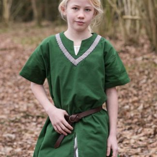 Tunique enfant Ailrik, en vert
