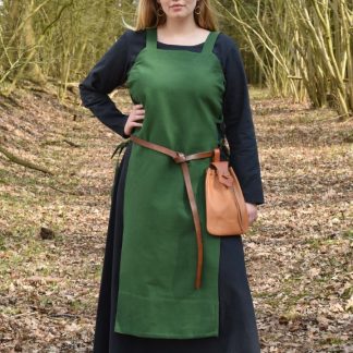 Robe tablier Tinna, en vert