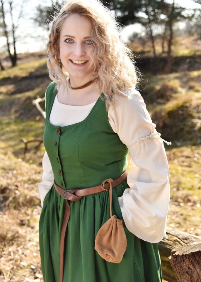 Robe sans manche Lenka en vert – Image 2