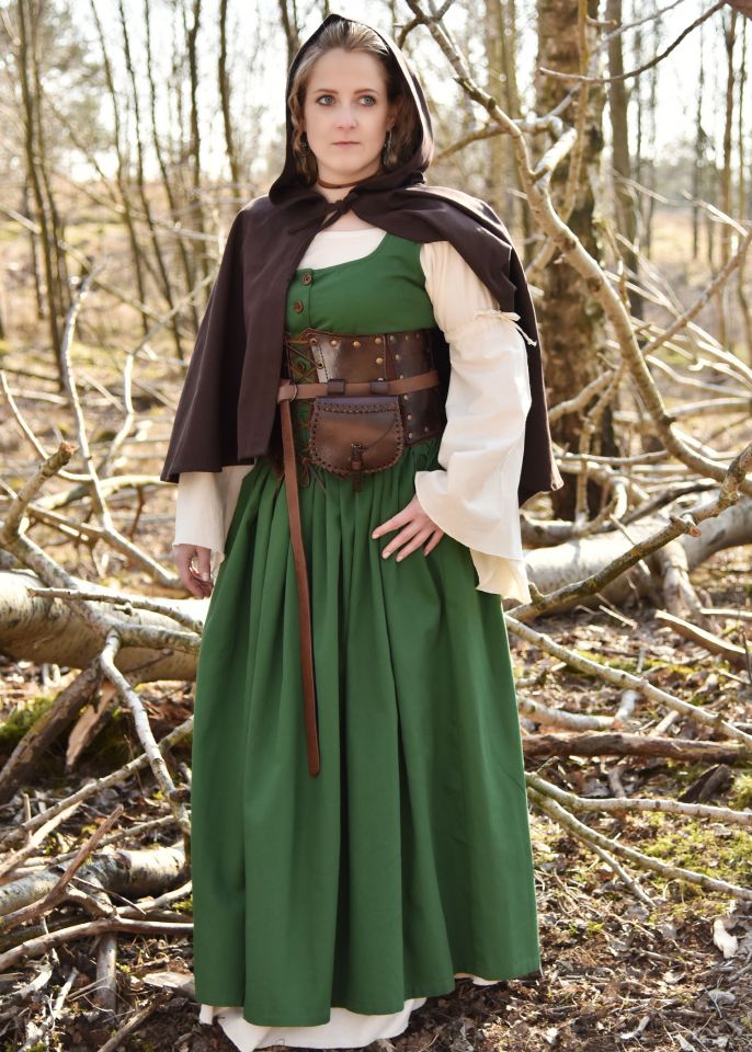 Robe sans manche Lenka en vert – Image 3
