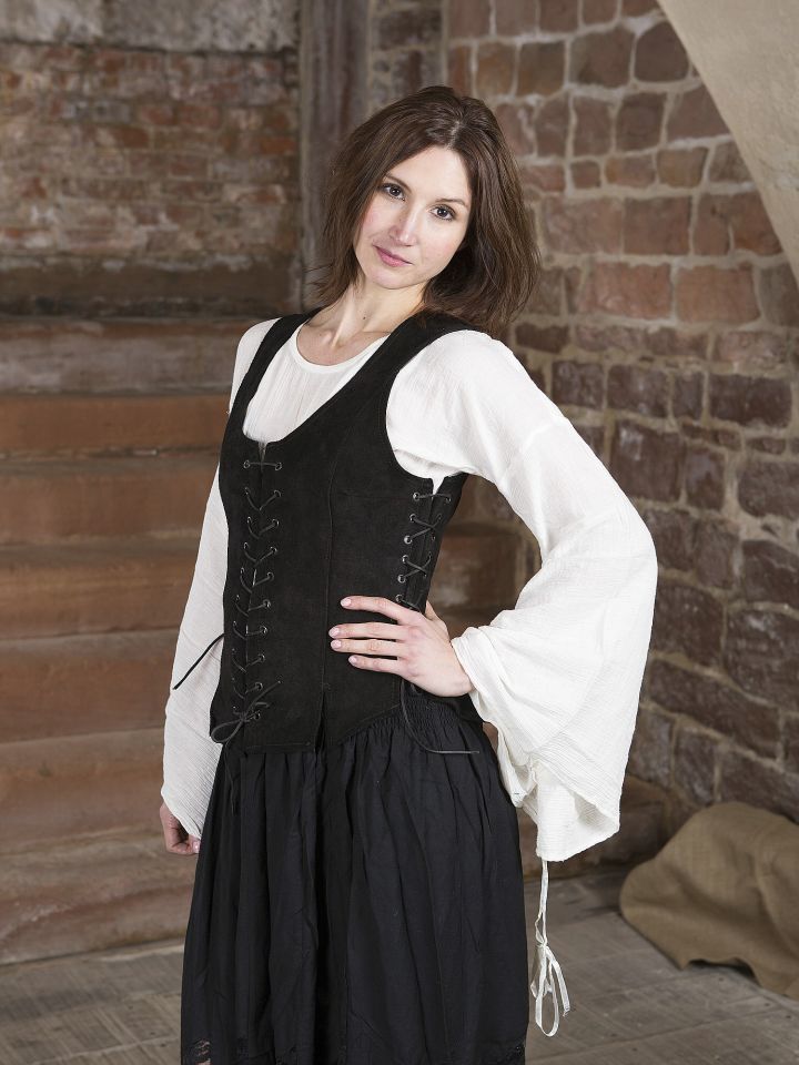 Corset en cuir Caty noir – Image 3