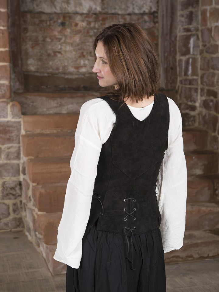Corset en cuir Caty noir – Image 4