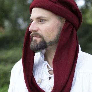 Chapeau sac en laine, rouge