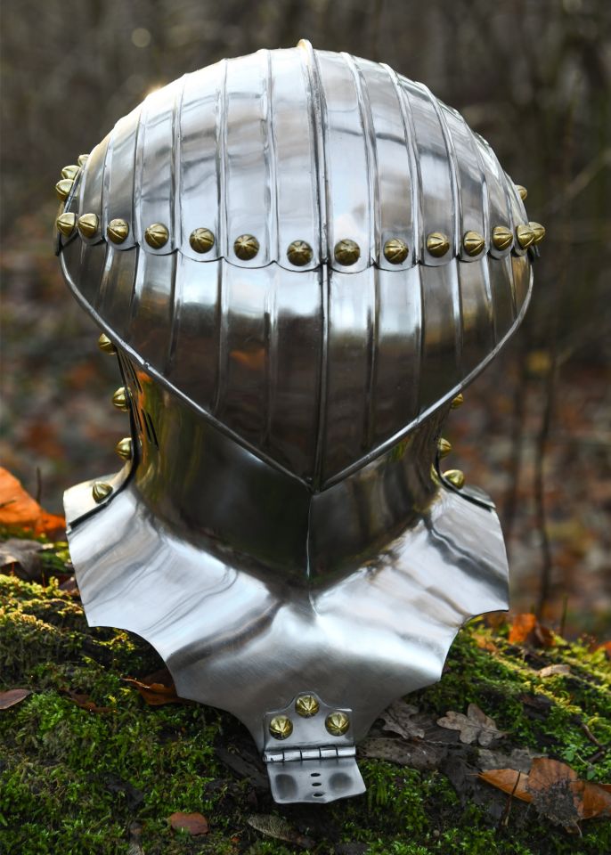 Casque allemand à pointes, en acier 1,6 mm – Image 3