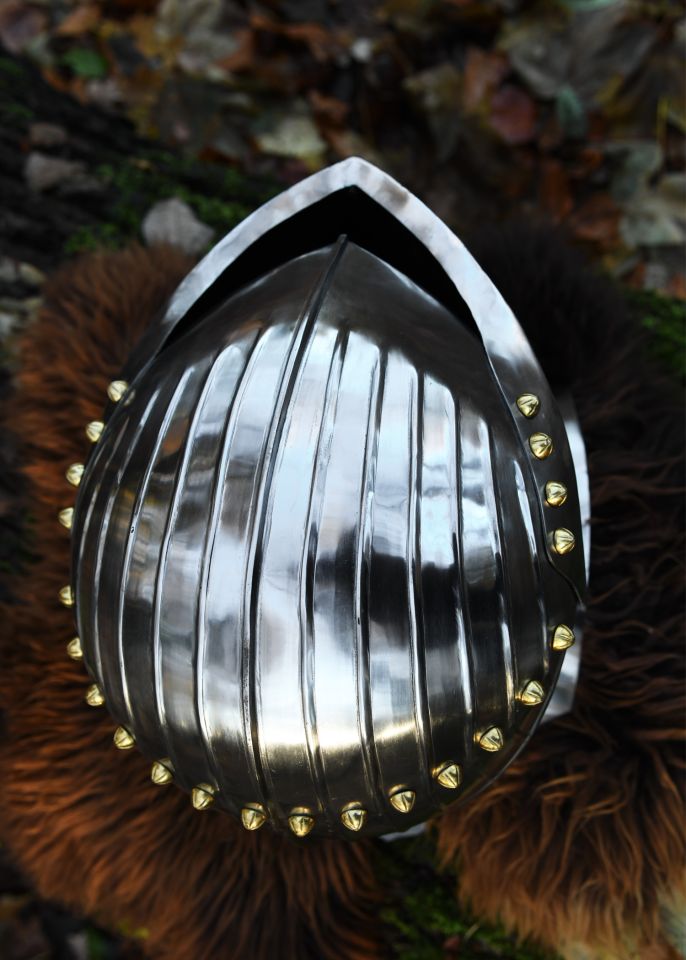Casque allemand à pointes, en acier 1,6 mm – Image 4