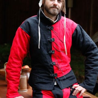 Imperialis veste de lansquenet rouge et noir