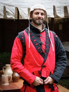 Imperialis gilet de lansquenet rouge et noir