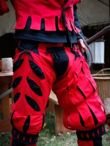 Imperialis jambière coupée rouge-noir