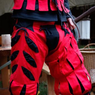 Imperialis jambière coupée rouge-noir