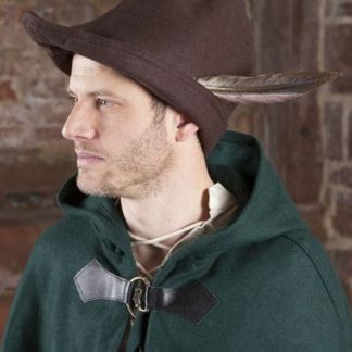 Chapeau de Robin des Bois en marron