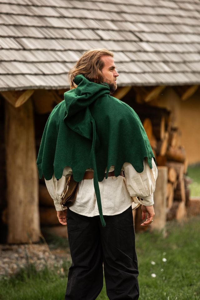 Capelet à festons Henri, vert – Image 3