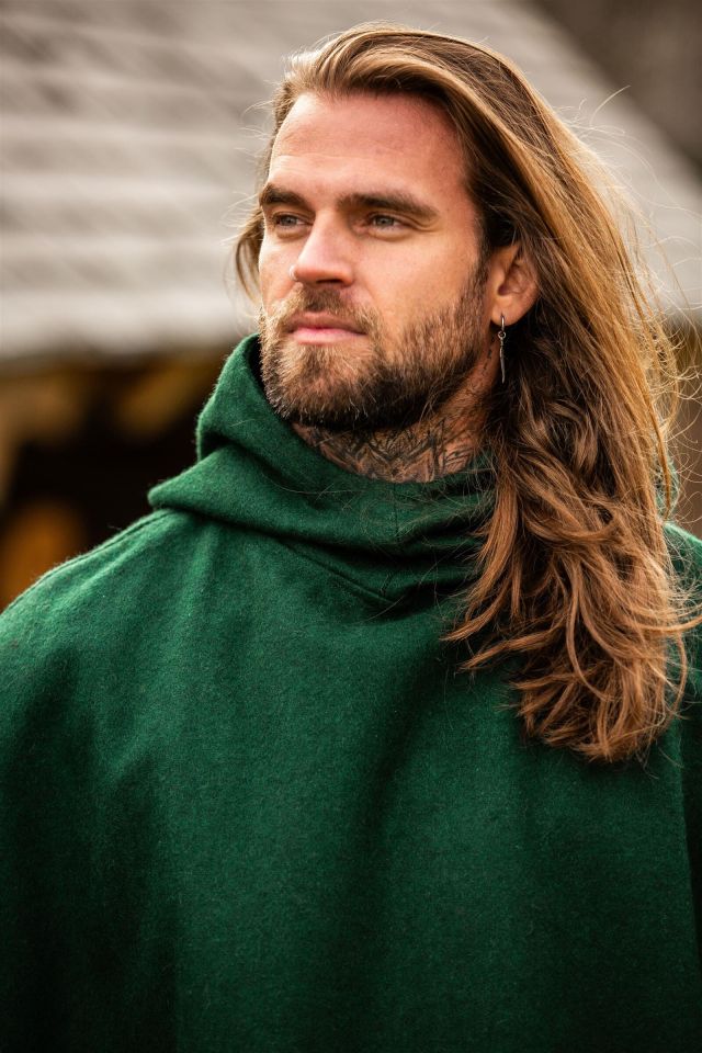 Capelet à festons Henri, vert – Image 4