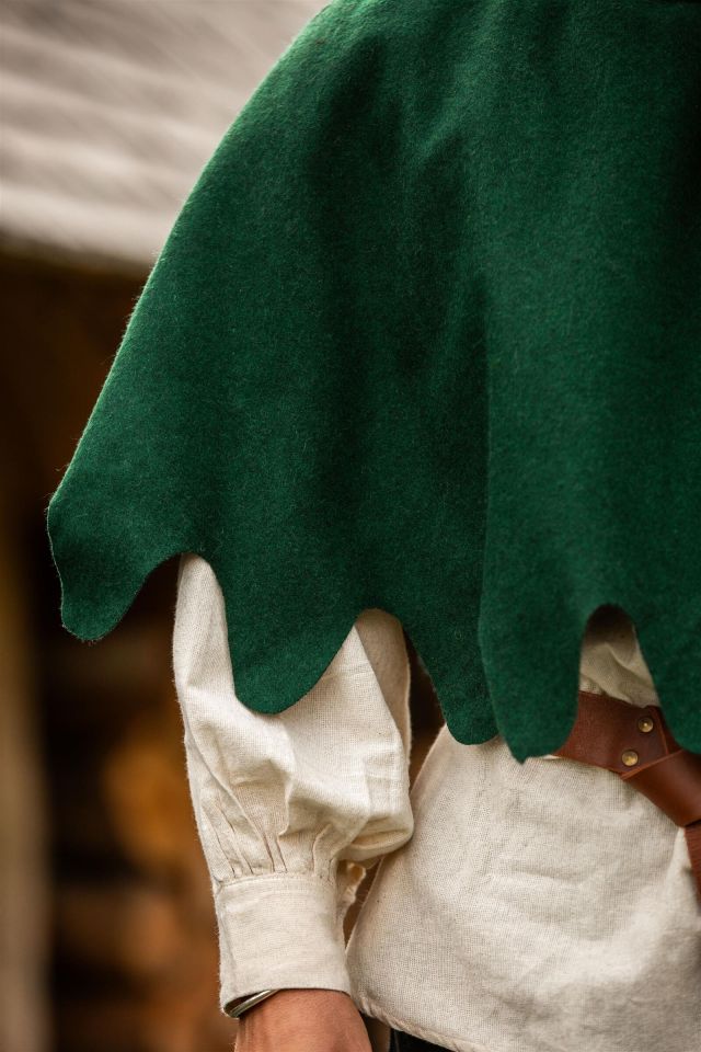 Capelet à festons Henri, vert – Image 5