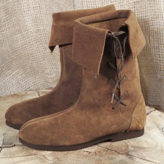 Bottines en daim, marron