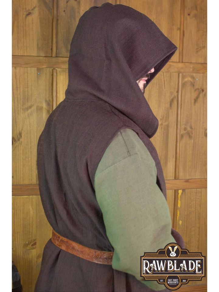 Tunique à capuche Janus marron – Image 5