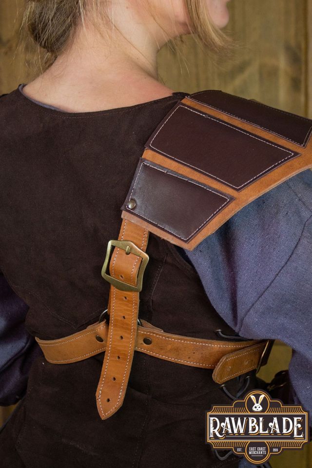 Harnais en cuir Rogue avec poches – Image 4