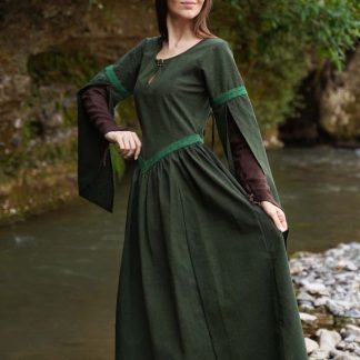 Robe elfique verte