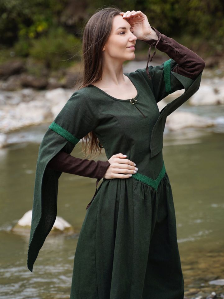 Robe elfique verte – Image 2
