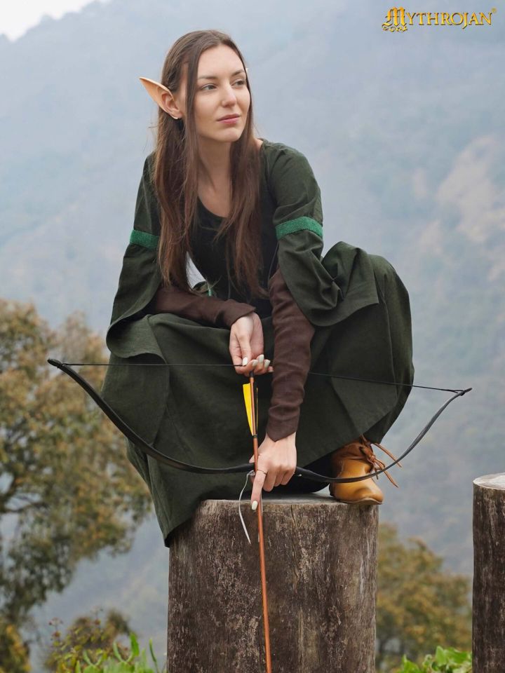 Robe elfique verte – Image 3