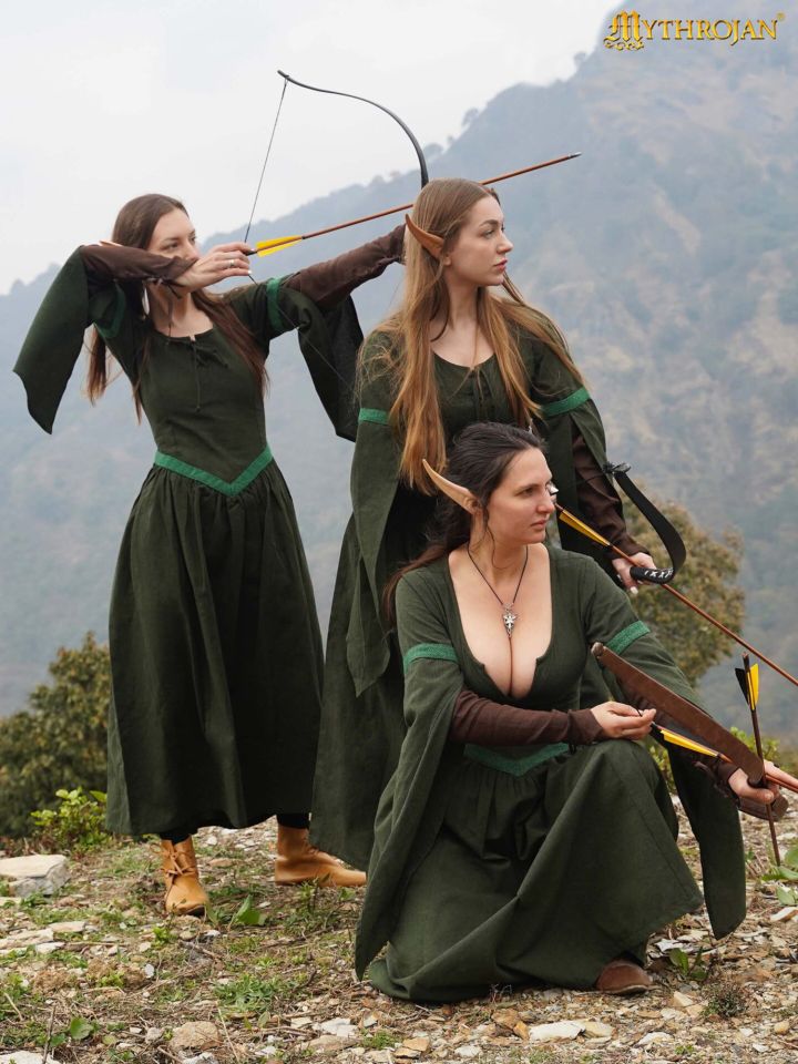 Robe elfique verte – Image 4