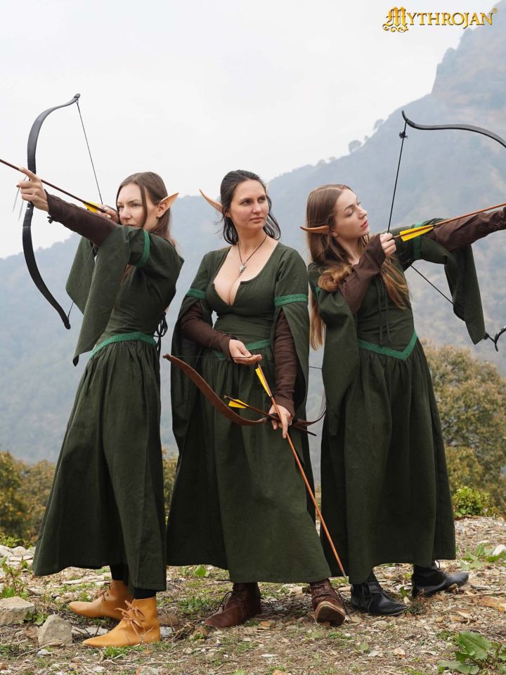 Robe elfique verte – Image 5
