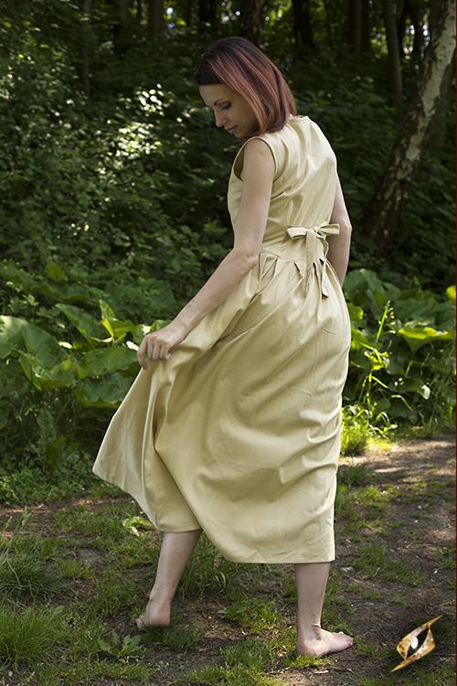 Robe légère à laçage, écrue – Image 2
