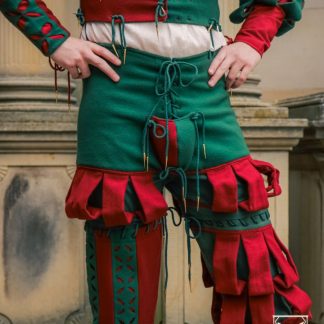 Pantalon de combat Lansquenet vert-rouge