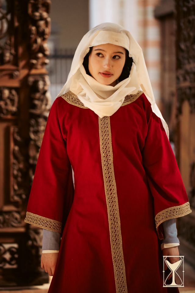 Sur-robe Matilde rouge – Image 3