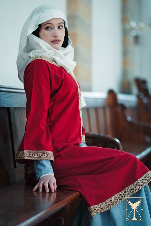Sur-robe Matilde rouge – Image 4