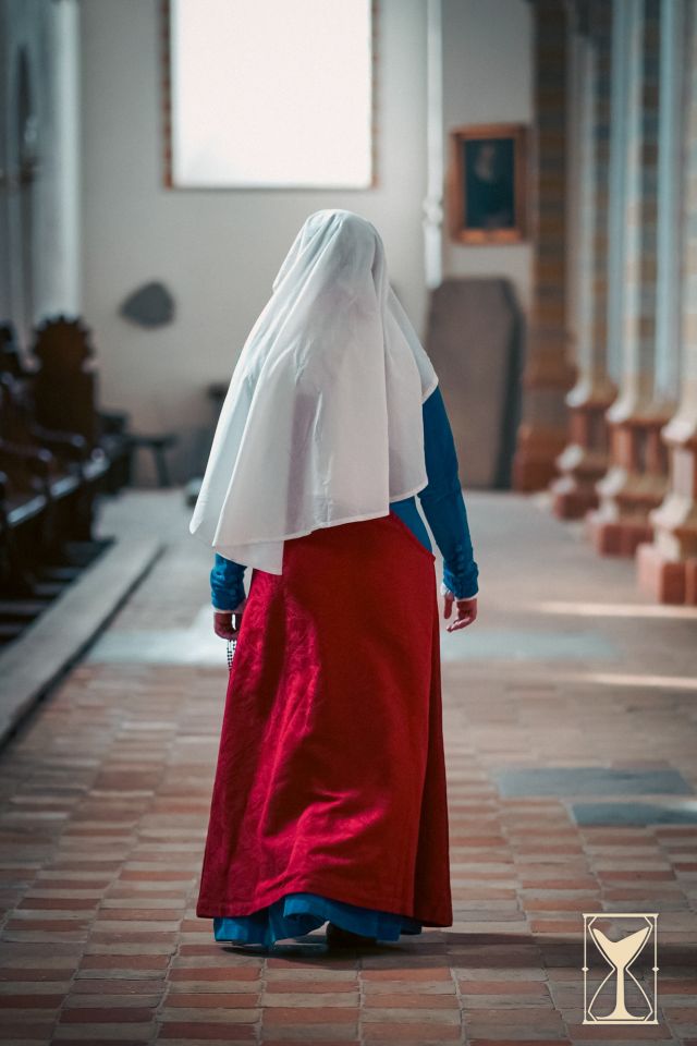 Robe "fenêtre de l'enfer" Pellote rouge – Image 5