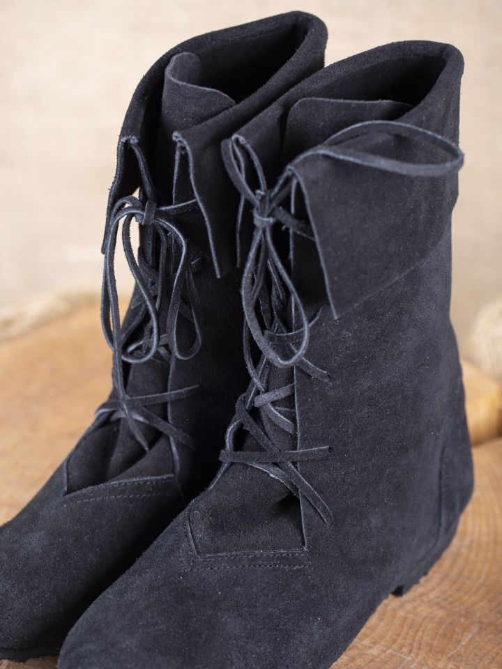 Bottes à revers en noir – Image 2