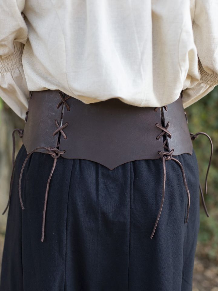 Corset Médiéval à boucles, marron – Image 3