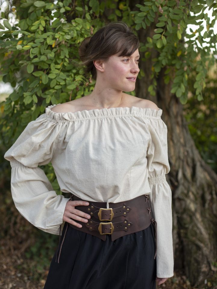 Corset Médiéval à boucles, marron – Image 4