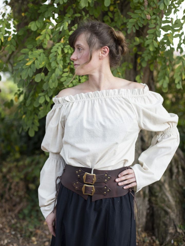 Corset Médiéval à boucles, marron – Image 5